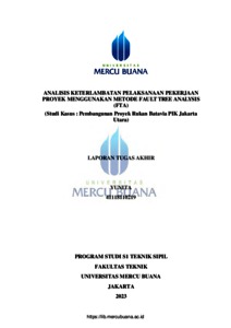 ANALISIS KETERLAMBATAN PELAKSANAAN PEKERJAAN PROYEK MENGGUNAKAN METODE ...